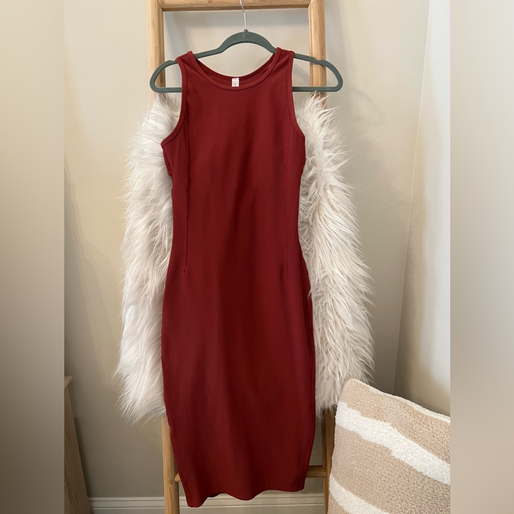 Lululemon Ribbed Midi Dress